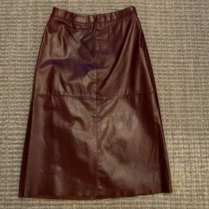 This Leather Skirt is Fire!